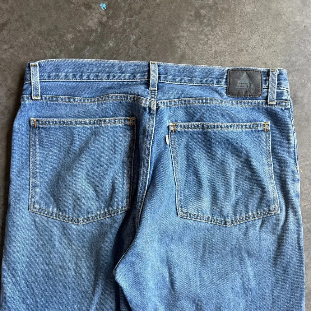 Vtg Levis Silver Tab Denim Jeans Size 34x31 Low And Loose Y2K 90s Baggy Wide Leg